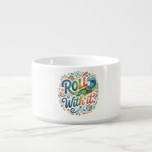 Roll with It T-Shirt – Funny Sushi Lover Graphic T Bowl