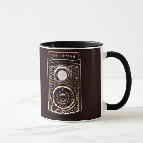 Rolleicord art deco camera mug