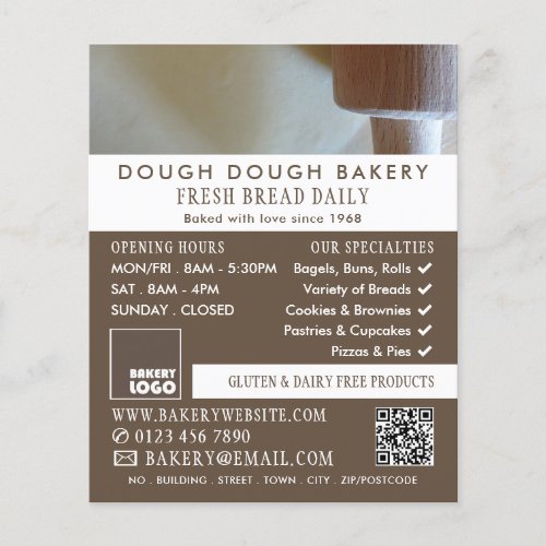 Roller and Pastry Bakers Bakery Store Advert Flyer