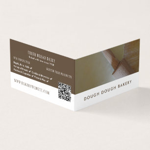 Roller and Pastry, Bakers, Bakery Store Detailed Business Card