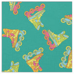 Roller Blades 90's Cute Skates Fabric