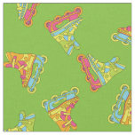 Roller Blades 90's Cute Skates Fabric