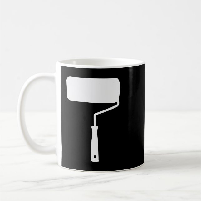 Roller Brush Painting Painter Gift 1 Coffee Mug (Left)