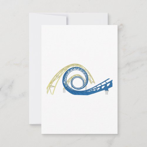 Roller Coaster Custom Invites