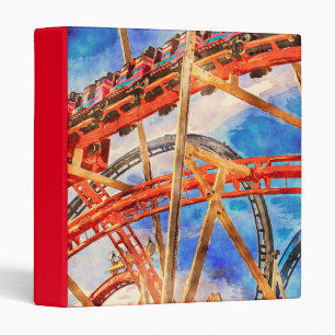 Roller coaster 3 ring binder