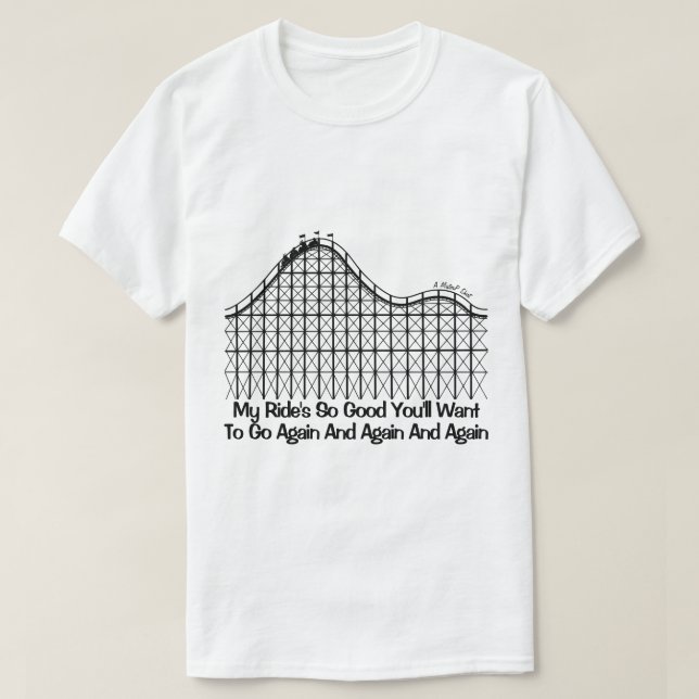 Roller Coaster - A MisterP Shirt (Design Front)