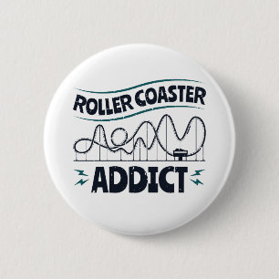 Roller Coaster Addict Button