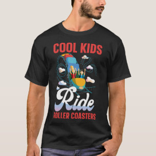Roller Coaster Amusement Park Cool Kids Ride T-Shirt