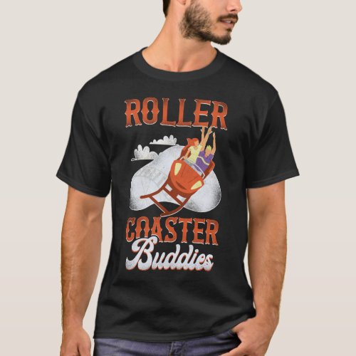 Roller Coaster Amusement Park Roller Coaster T_Shirt