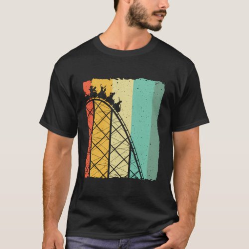 Roller Coaster Amusement Park T_Shirt
