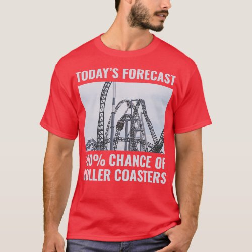 Roller Coaster Amusement Park Vintage Funny T_Shirt