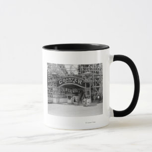 Roller Coaster at Glen Echo Park Photograph Mug