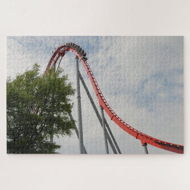 roller coaster backg jigsaw puzzle (Horizontal)
