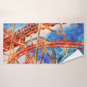 Roller coaster Bath Towel Set
