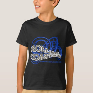 Roller Coaster Bleu and Grey RJC01WS.png T-Shirt