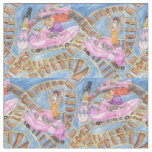Roller Coaster Bonanza Fabric