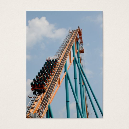 Roller Coaster Business Card