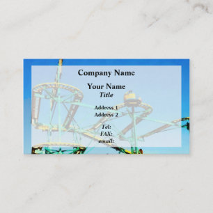 Roller Coaster Business Card