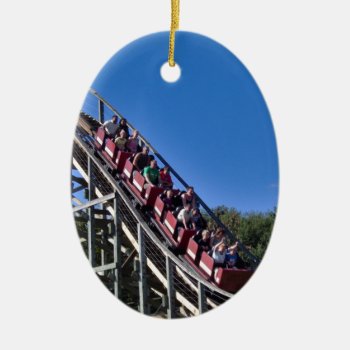 Roller Coaster Ceramic Ornament by The_Everything_Store at Zazzle