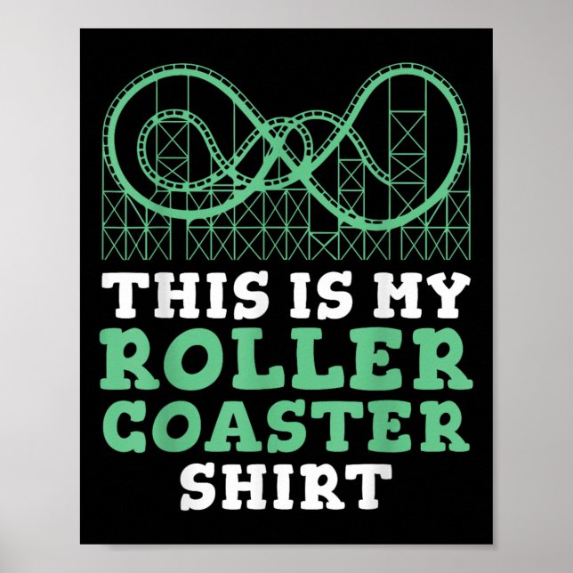 Roller Coaster Crew Amusement Park Fans Coasters L Poster (Front)