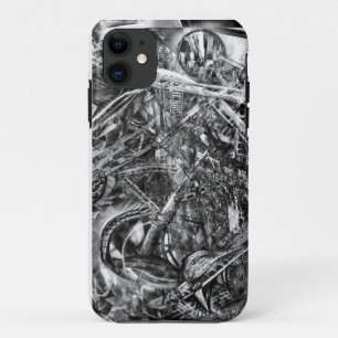 Roller Coaster Dreams Abstract Art iPhone 11 Case