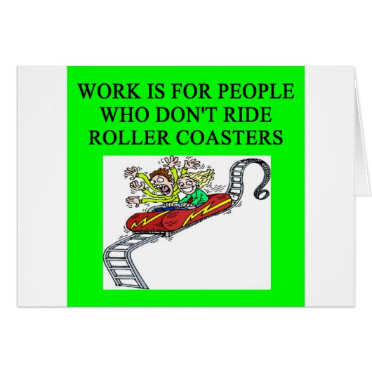 roller coaster fanatic cards (Front Horizontal)