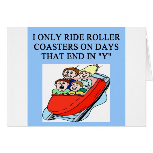 roller coaster fanatic cards (Front Horizontal)