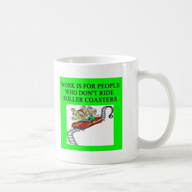 roller coaster fanatic coffee mug (Right)