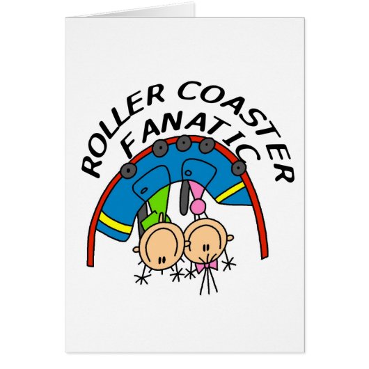 Roller Coaster Fanatic Tshirts and Gifts Cards (Front)