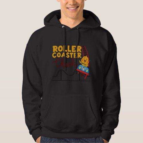 Roller Coaster Girl Chicken Roller Coaster Chick 2 Hoodie