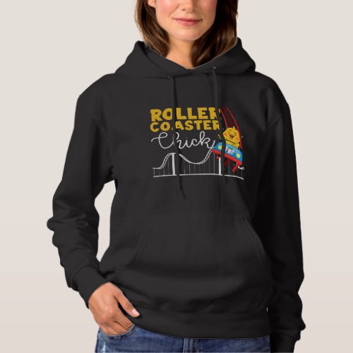 Roller Coaster Girl Chicken Roller Coaster Chick Hoodie