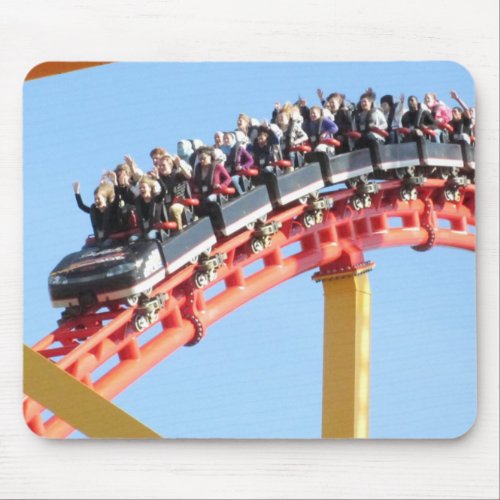 Roller Coaster high thrill Mouse Pad