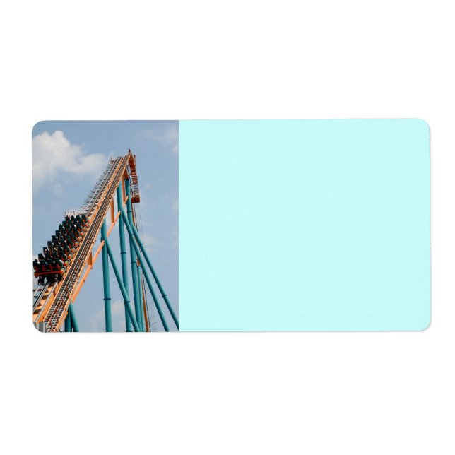 Roller Coaster Label (Front)