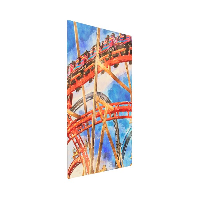 Roller coaster Metal Print  (3/4)