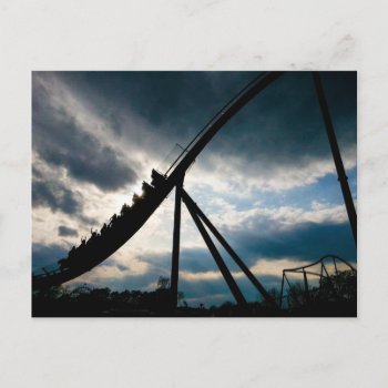 Roller Coaster Postcard by ChordsAndStrings at Zazzle