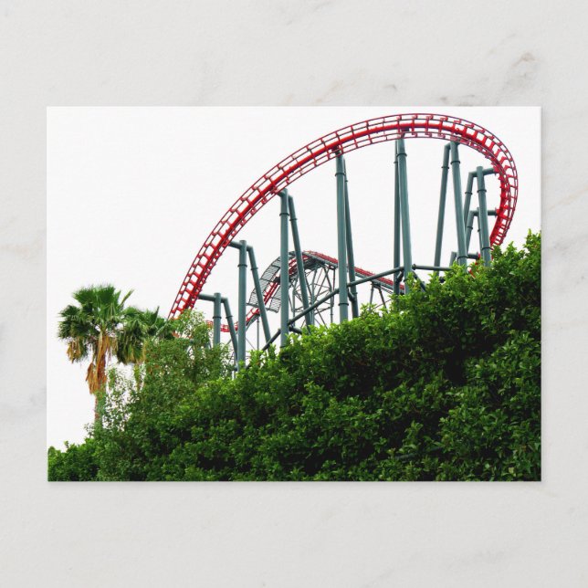Roller Coaster  Postcard (Front)