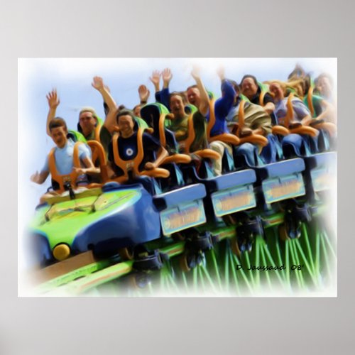 Roller Coaster Poster