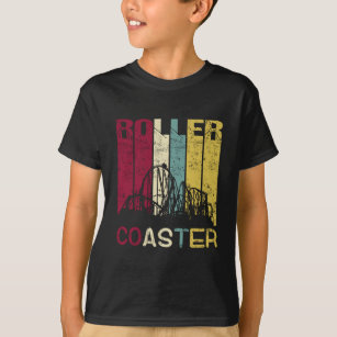 Roller Coaster Retro Vintage Silhouette gift T-Shirt