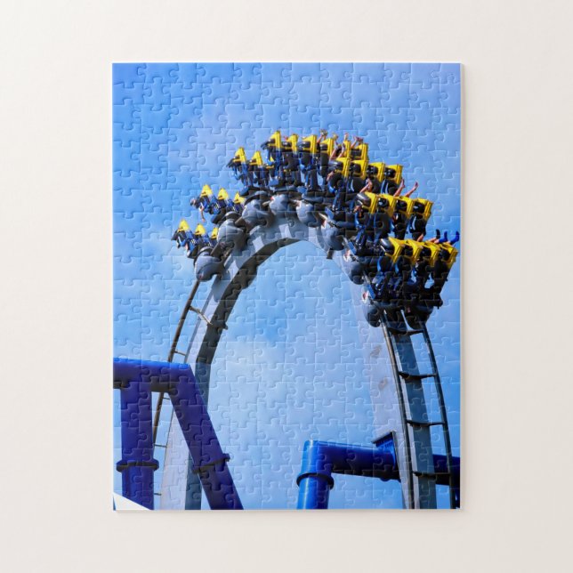Roller Coaster Ride Jigsaw Puzzle (Vertical)