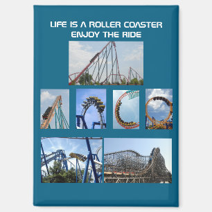 Roller Coaster Ride Magnet