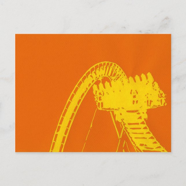 Roller Coaster Riders Postcard (Front)