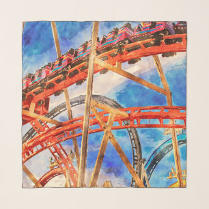  roller coaster scarf