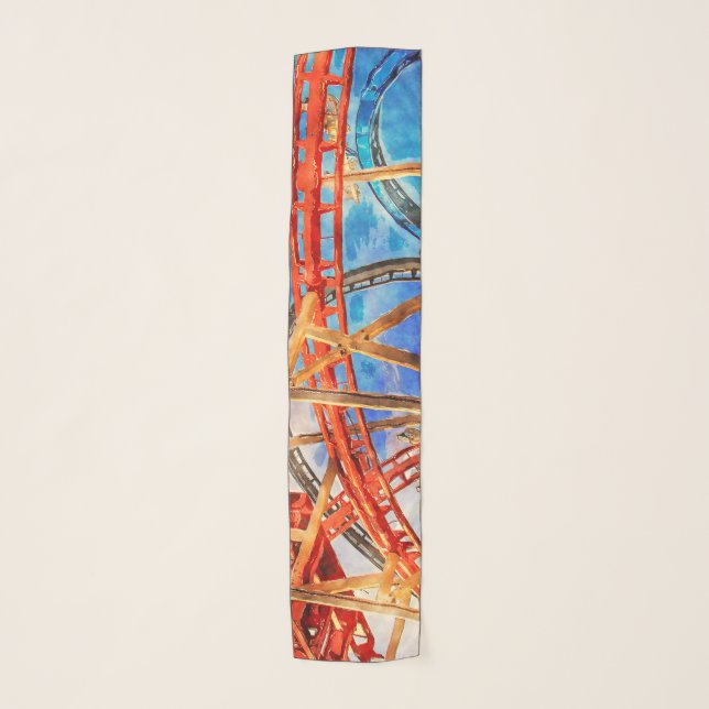 Roller coaster Scarf  (Front)