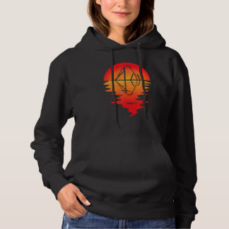 Roller Coaster Sunset Thrillseeker Extreme Vintag Hoodie