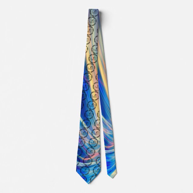 ROLLER COASTER THRILL SEEKER NECK TIE (Front)