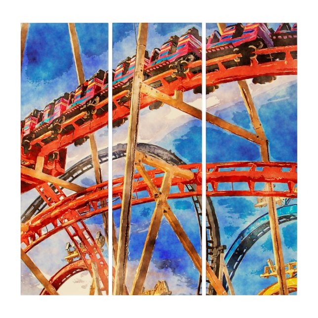 Roller coaster Triptych (Front)