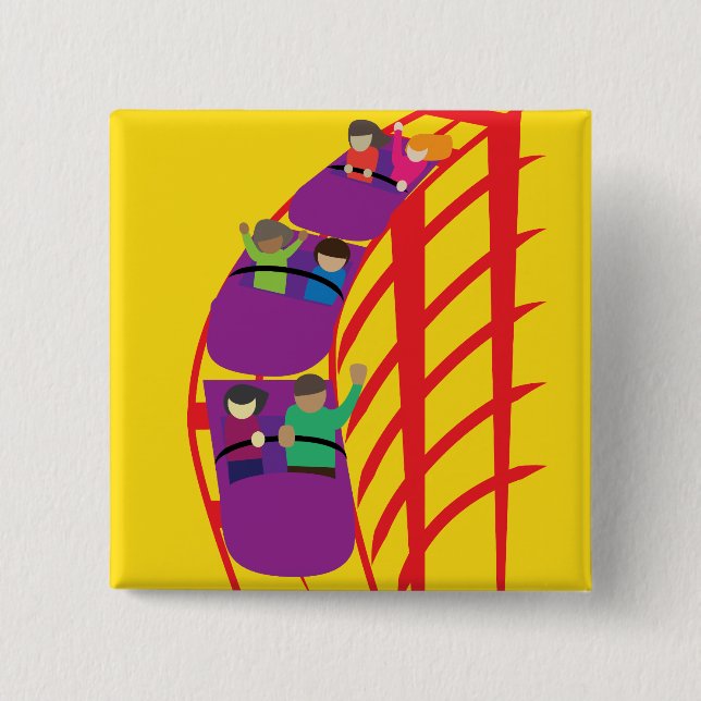 Roller Coaster Upclose Button (Front)