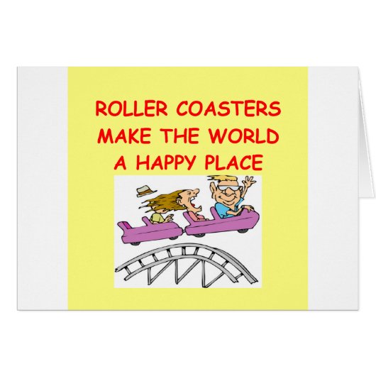 roller coasters cards (Front Horizontal)