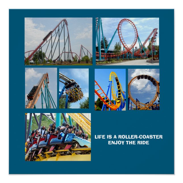 Roller coasters  poster (Front)