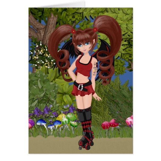 Roller Derby Anime Fairy Skating (Front)